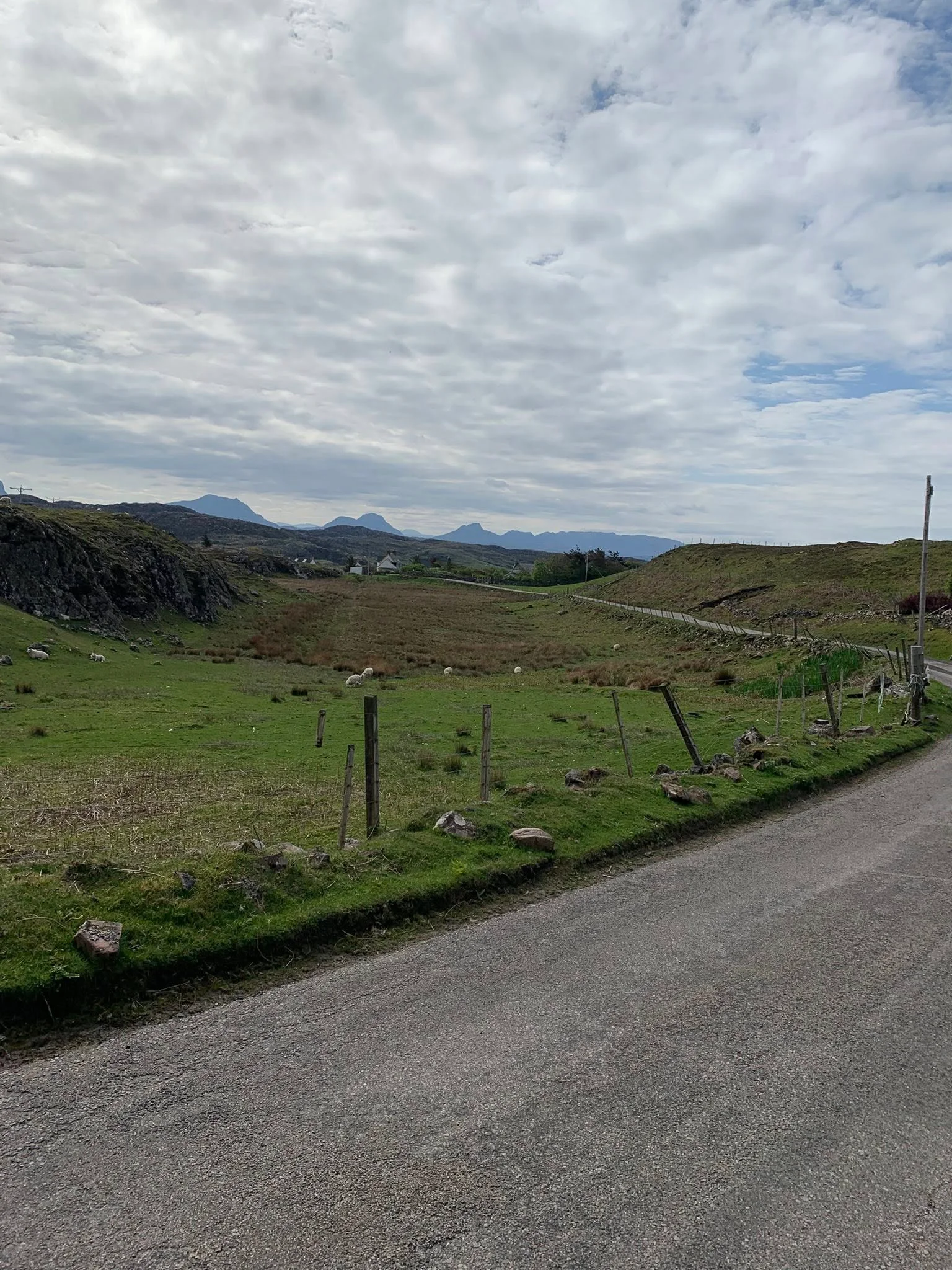 Rural road on the NC500