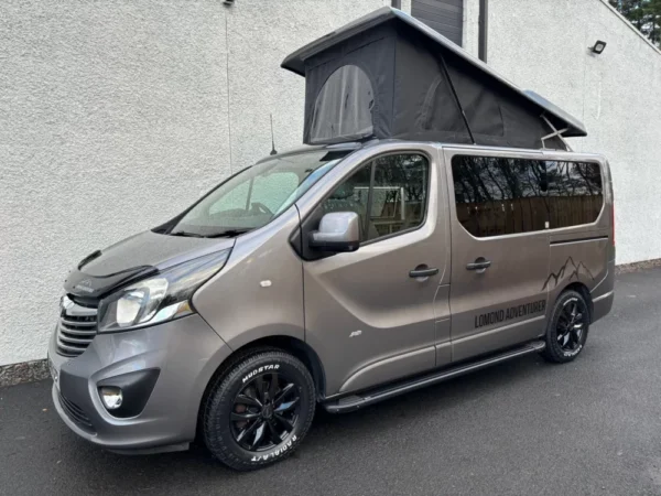 Lomond Campers Baltic Edition campervan in Metallic Grey with Black alloy wheels and all season tyres