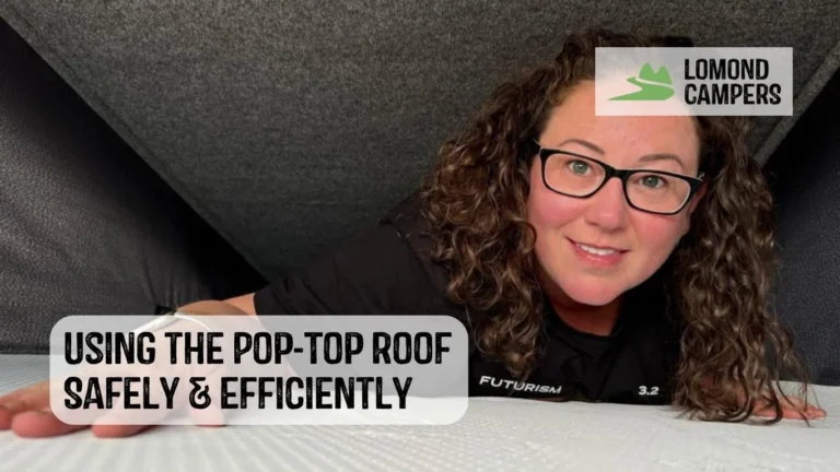 Using the Pop Top Roof Safely Efficiently